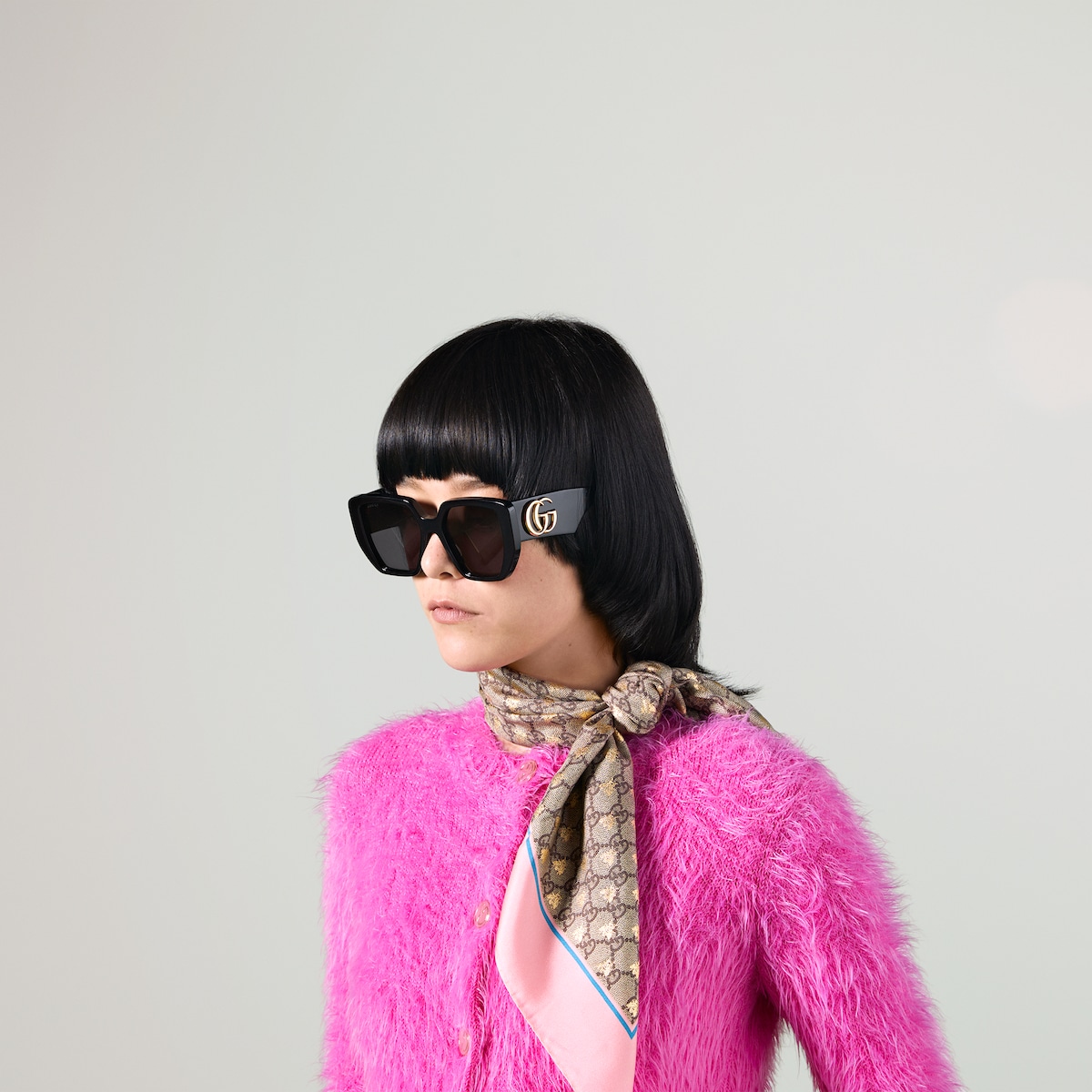 Rectangular-frame sunglasses - Image 3